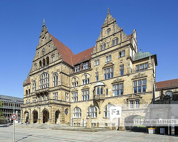 Old City Hall  Bielefeld  East Westphalia  North Rhine-Westphalia  Germany  Europe