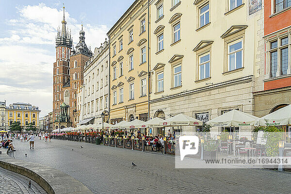 Old Town  UNESCO World Heritage Site  Krakow  Poland  Europe