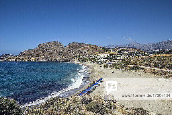 Griechenland  Kreta  Plakias  Damnoni Beach im Sommer