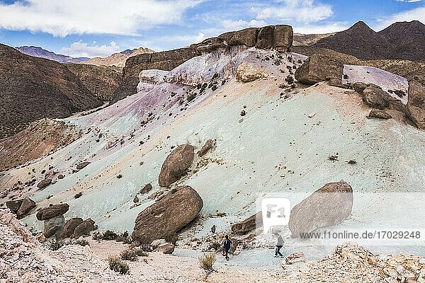 Hill of Seven Colours  Uspallata  Mendoza Province  Argentina