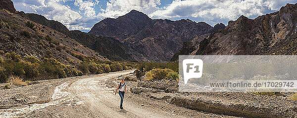 Wandern in den Anden um Uspallata  Provinz Mendoza  Argentinien