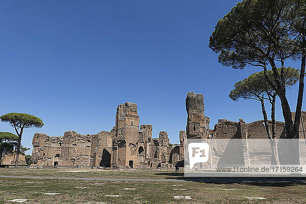 Italien  Rom  Ruinen der Caracalla-Thermen