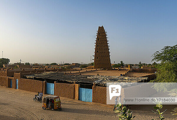 Große Moschee von Agadez  UNESCO-Weltkulturerbe  Agadez  Niger  Afrika
