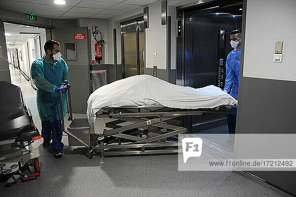 Covid-19 Todesfälle im Krankenhaus