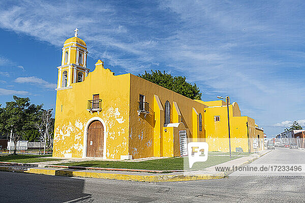 Guadalupe-Kirche  die historische Festungsstadt Campeche  UNESCO-Weltkulturerbe  Campeche  Mexiko  Nordamerika