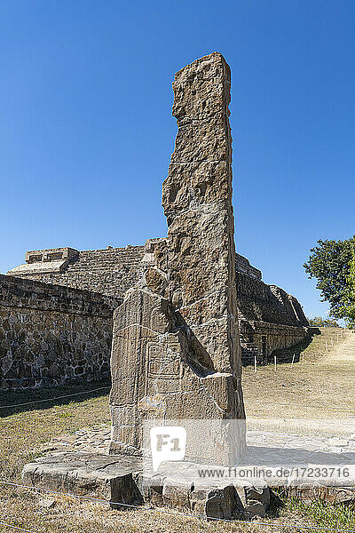 Monte Alban  UNESCO World Heritage Site  Oaxaca  Mexico  North America