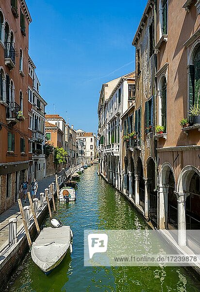Canal  Venice  Veneto  Italy  Europe