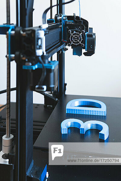 3D-Text auf automatischem Drucker