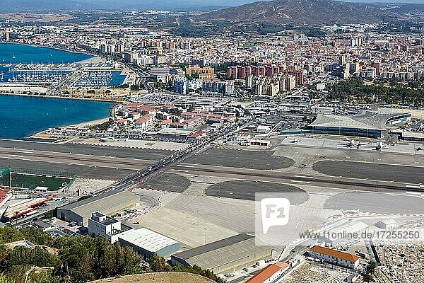 Übersicht Flughafen Gibraltar
