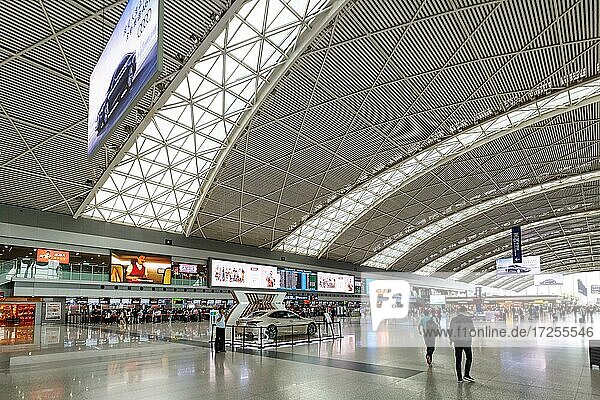 Terminal 2 of Shuangliu International Airport in Chengdu  China  Asia
