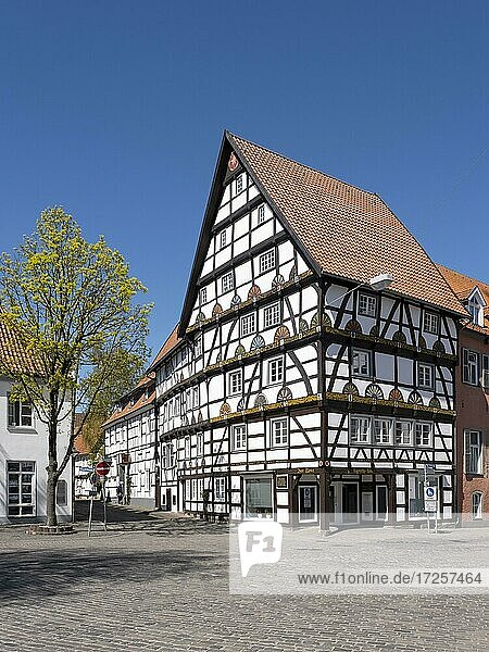 Freiligrath-Haus  Fachwerkhaus in der Altstadt  Soest  Westfalen  Nordrhein-Westfalen  Deutschland  Europa