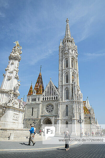 Kirche der Mariä Himmelfahrt der Budaer Burg (Matthiaskirche)  Budapest  Ungarn  Europa