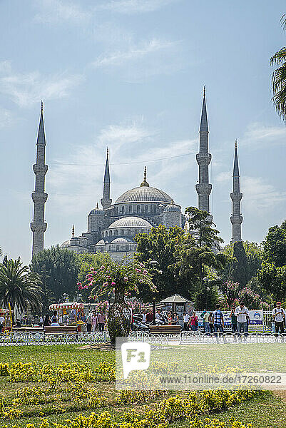 Blaue Moschee (Sultan-Ahmed-Moschee)  UNESCO-Weltkulturerbe  Istanbul  Türkei  Europa
