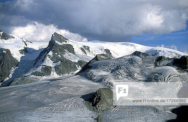Schweiz  Kanton Wallis  Schweizer Alpen  Gletscher in den Europäischen Alpen