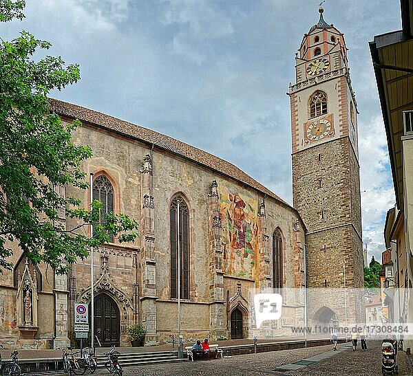 City Parish Church of St. Nilolaus  Merano  Trentino-Alto Adige  Italy  Europe