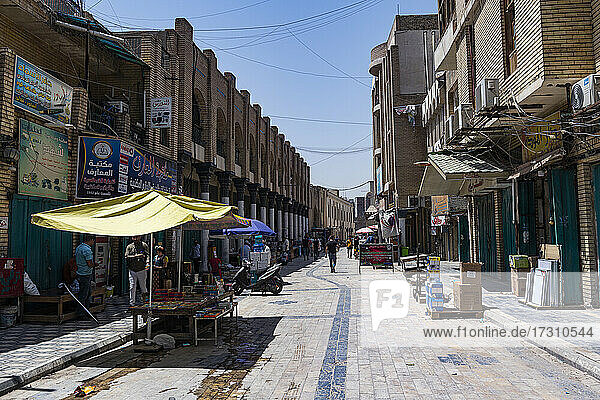 Rashid Street  Altstadt von Bagdad  Irak  Naher Osten