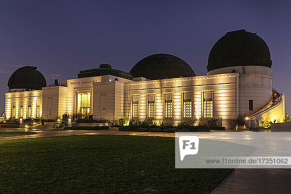 Griffith Observatorium am Mount Hollywood  Los Angeles  Kalifornien  Vereinigte Staaten von Amerika  Nordamerika