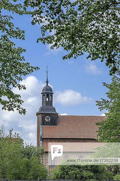 Evangelische Kirche St  Georg im Schlosspark Gartow  Herrensitz derer von Bernstorff  Wendland  Niedersachsen  Deutschland  Europa
