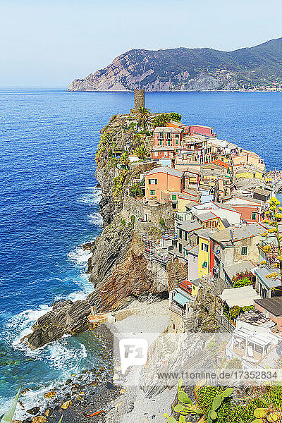 Vernazza  Cinque Terre  UNESCO-Weltkulturerbe  Ligurien  Italien  Europa