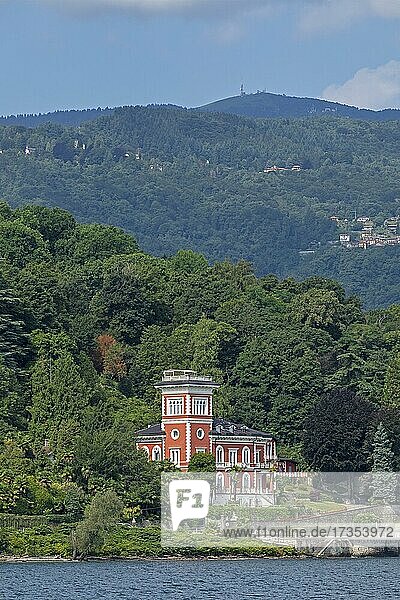 Villa bei Stresa  Lago Maggiore  Piemont  Italien  Europa