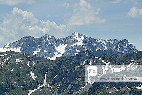 Braunarlspitze 2649m  Allgäuer Alpen  Kleinwalsertal  Vorarlberg  Österreich  Europa