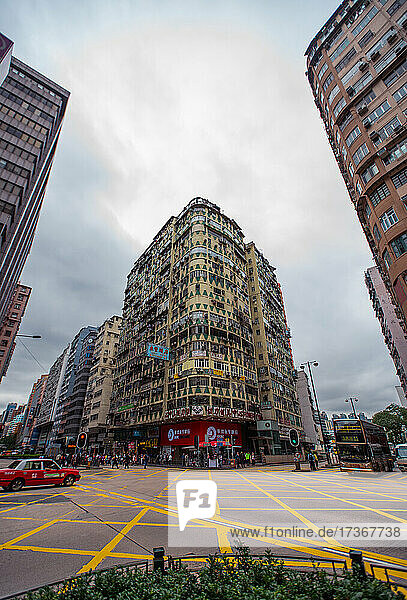 Außenansicht des Tohou Hotels in Hongkong