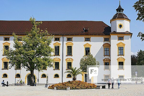 West façade of the Residenz  Kempten  Allgäu  Upper Bavaria  Bavaria  Germany  Europe
