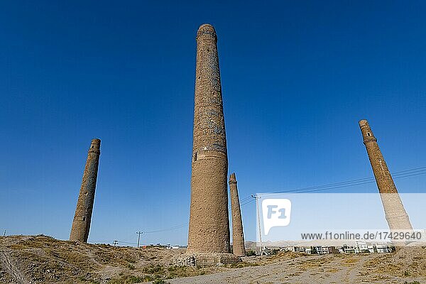 Musalla-Minarette von Herat  Herat  Afghanistan  Asien