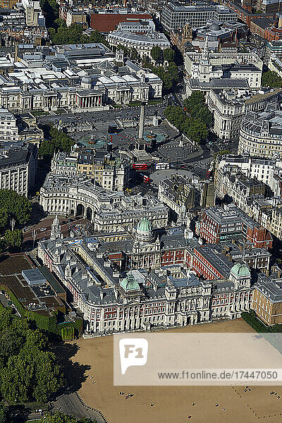 UK  London  Aerial view of Horse Guards Parade