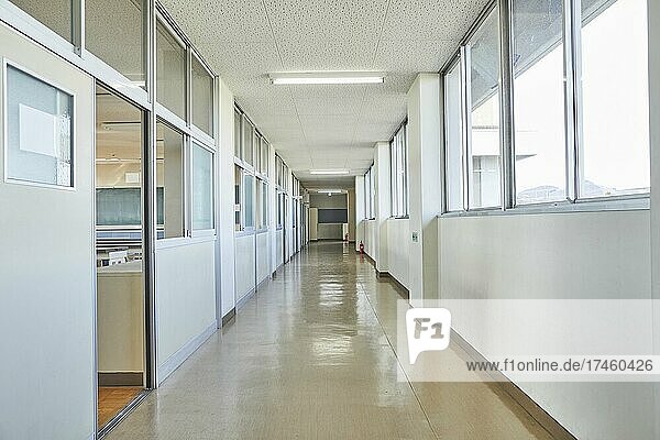 Empty school interior
