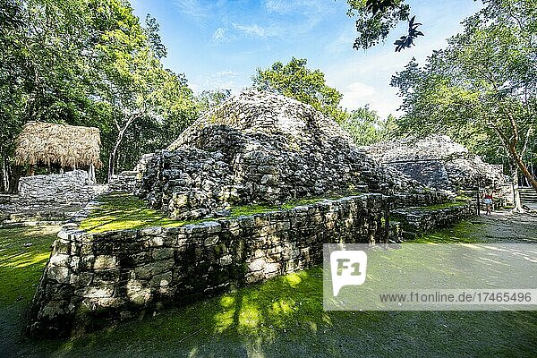 Die archäologische Maya-Stätte Coba  Quintana Roo  Mexiko  Mittelamerika