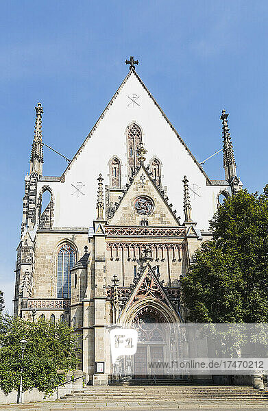 Germany  Saxony  Leipzig  West facade of Saint Thomas Church
