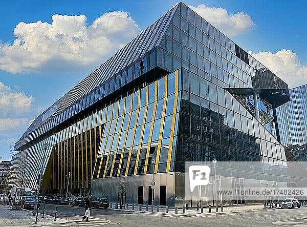 Der Neubau des Verlagshaus Axel Springer in der Zimmerstraße  Berlin  Deutschland  Europa