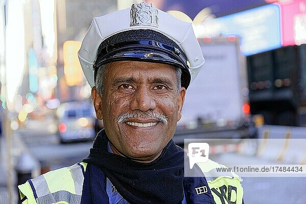 New York City Police Department Traffic Cop  NYPD  Manhattan  New York City (Photo taken with permission)