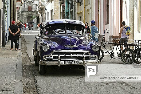 American classic car of the 1950s in Havana