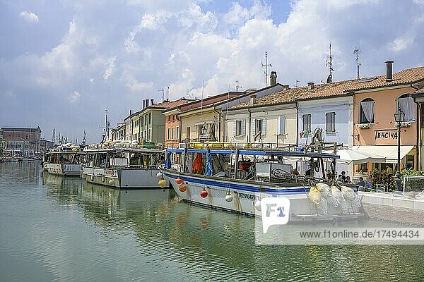 Modern fishing boats  Cesenatico  Province of Forlì-Cesena  Italy  Europe