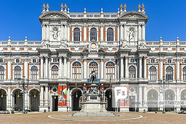 National Museum der Italienischen Risorgimento  Piazza Carlo Alberto  Turin  Piemont  Italien  Europa