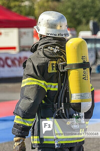 Firefighter Combat Challenge at Tempelhofer Feld  Berlin  Germany  Europe