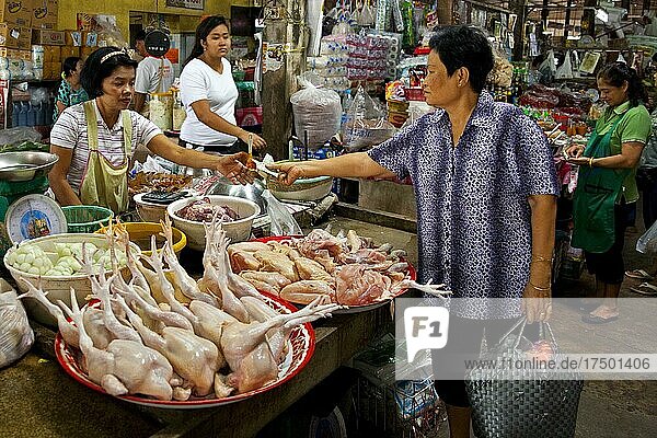 Poultry stall  market in Takua Pa poultry stall  market in Takua Pa  Takua Pa  Phang Nga  Thailand  Asia