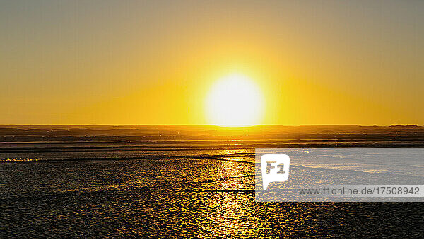 Sonnenuntergang über Grayland Beach  Tokeland.