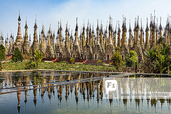 Myanmar  Shan state  Kakku  Kakkus pagoda with its 2500 stupas