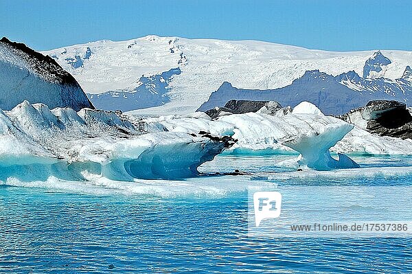 Gletschersee Jökulsárlón  Island  Europa