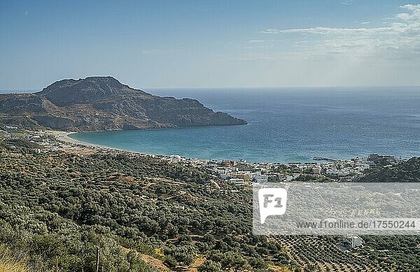 Bucht von Plakias  Südküste  Kreta  Griechenland  Europa