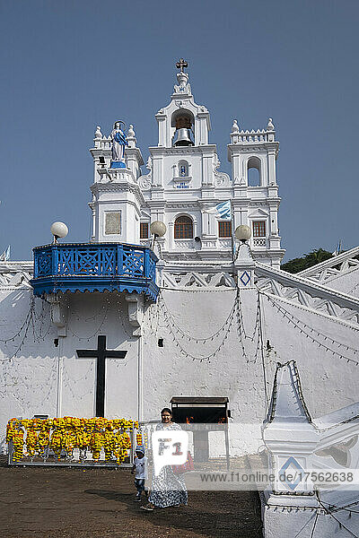 Die Kirche Unserer Lieben Frau von der Unbefleckten Empfängnis  UNESCO-Weltkulturerbe  Panjim City (Panaji)  Goa  Indien  Asien