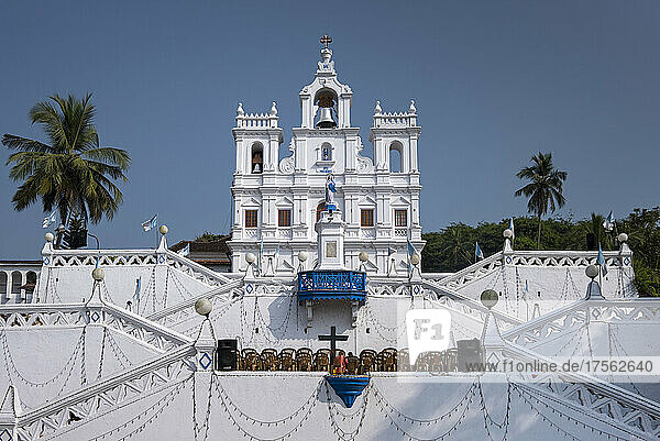 Die Kirche Unserer Lieben Frau von der Unbefleckten Empfängnis  UNESCO-Weltkulturerbe  Panjim City (Panaji)  Goa  Indien  Asien