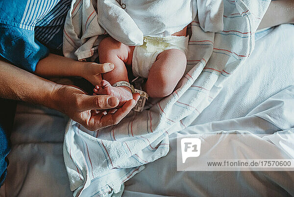 Newborn Baby Feet and hands