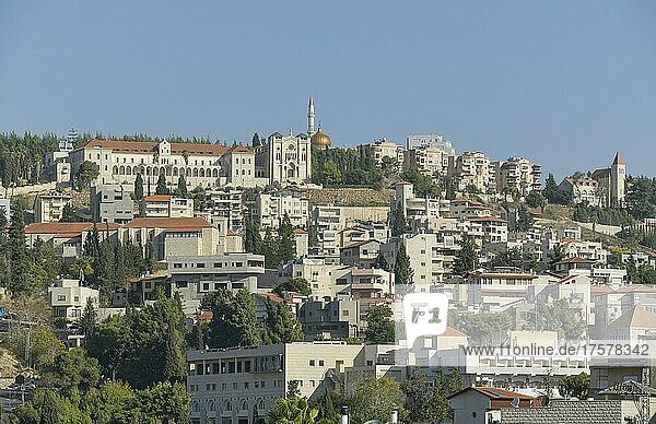 Stadtansicht  Panorama  Nazareth  Israel  Asien