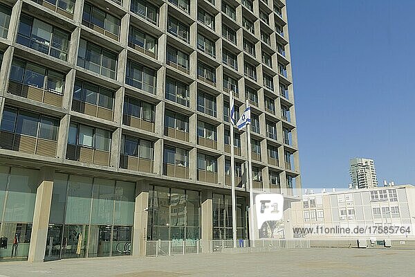 Municipal City Hall  Izhak Rabin Square  Tel Aviv  Israel  Asia