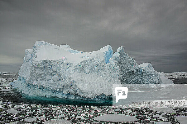 Iceberg in Antarctica's Penola Strait  along the Antarctic Peninsula; Antarctica