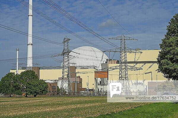Kernkraftwerk Grohnde  Niedersachsen  Deutschland  Europa